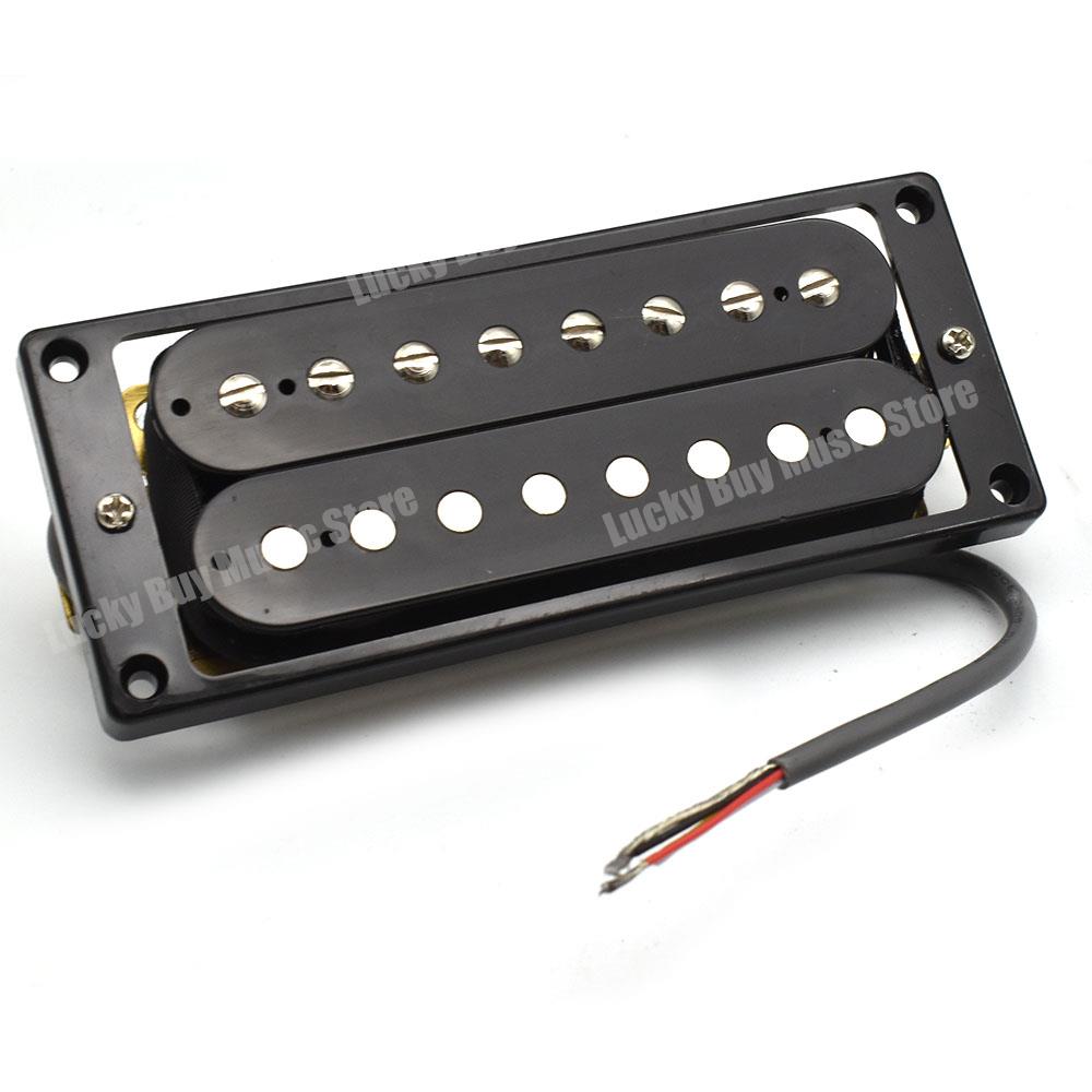 1 Pcs Dual Coil 8 String Electric Guitar Humbucker Pickups Neck & Bridge Pickup Black