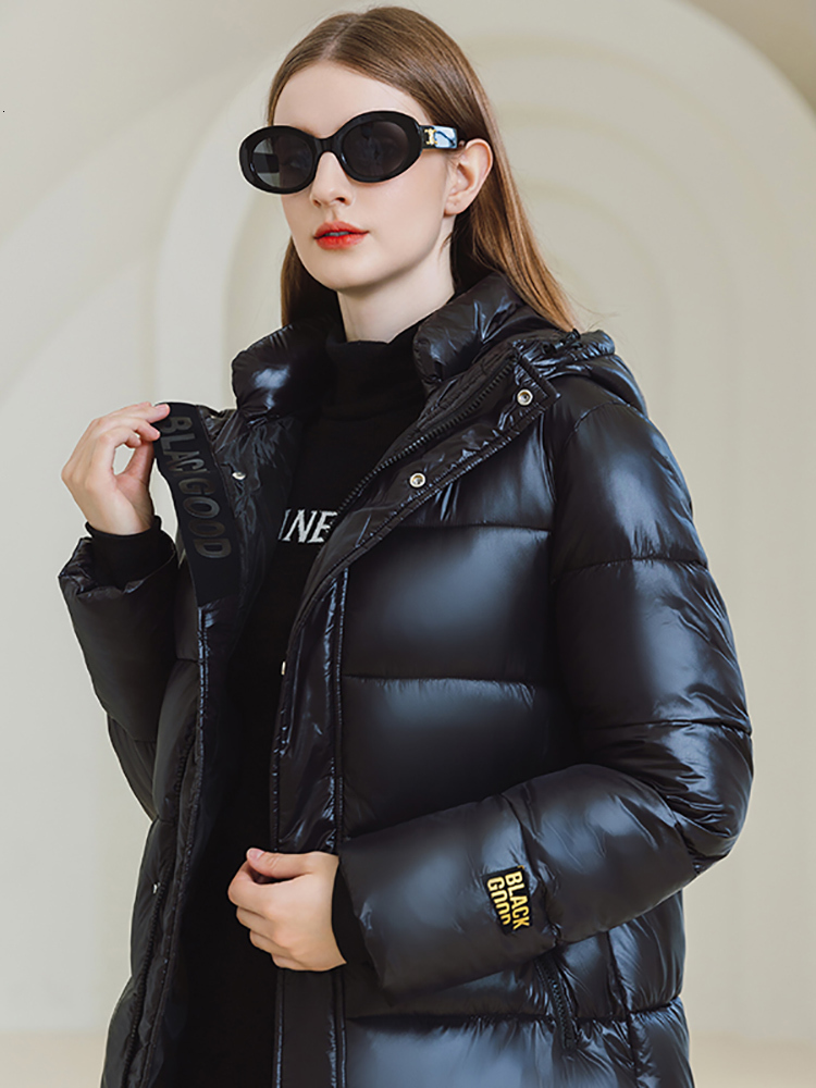2025 New Winter Puffer Jacket Clothes Women Zipper Loose Padded Coat Female Solid Thicken Warm Long Parkas Outwear F6.29#72