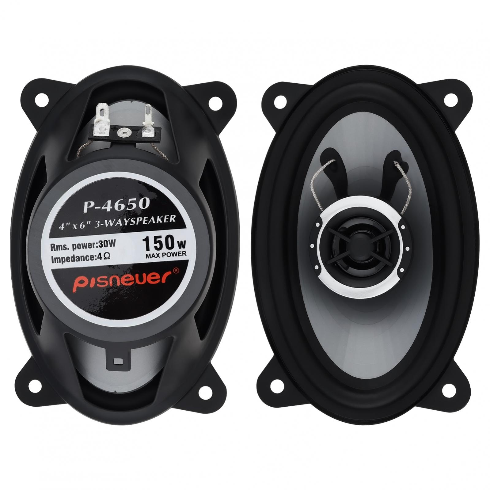 2pcs 4 x 6 Inch 150W Audio Full Range Frequency Car Coaxial Speaker 2 Way Auto Music Stereo Hifi Speakers