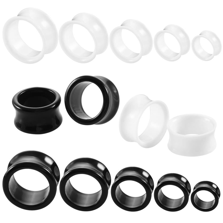 3mm-20mm 2Pcs Acrylic Ear Plugs Tunnels Dilations Piercing Ear Expanders Stretchers Gauges Earrings Tunnels for Ears Piercing