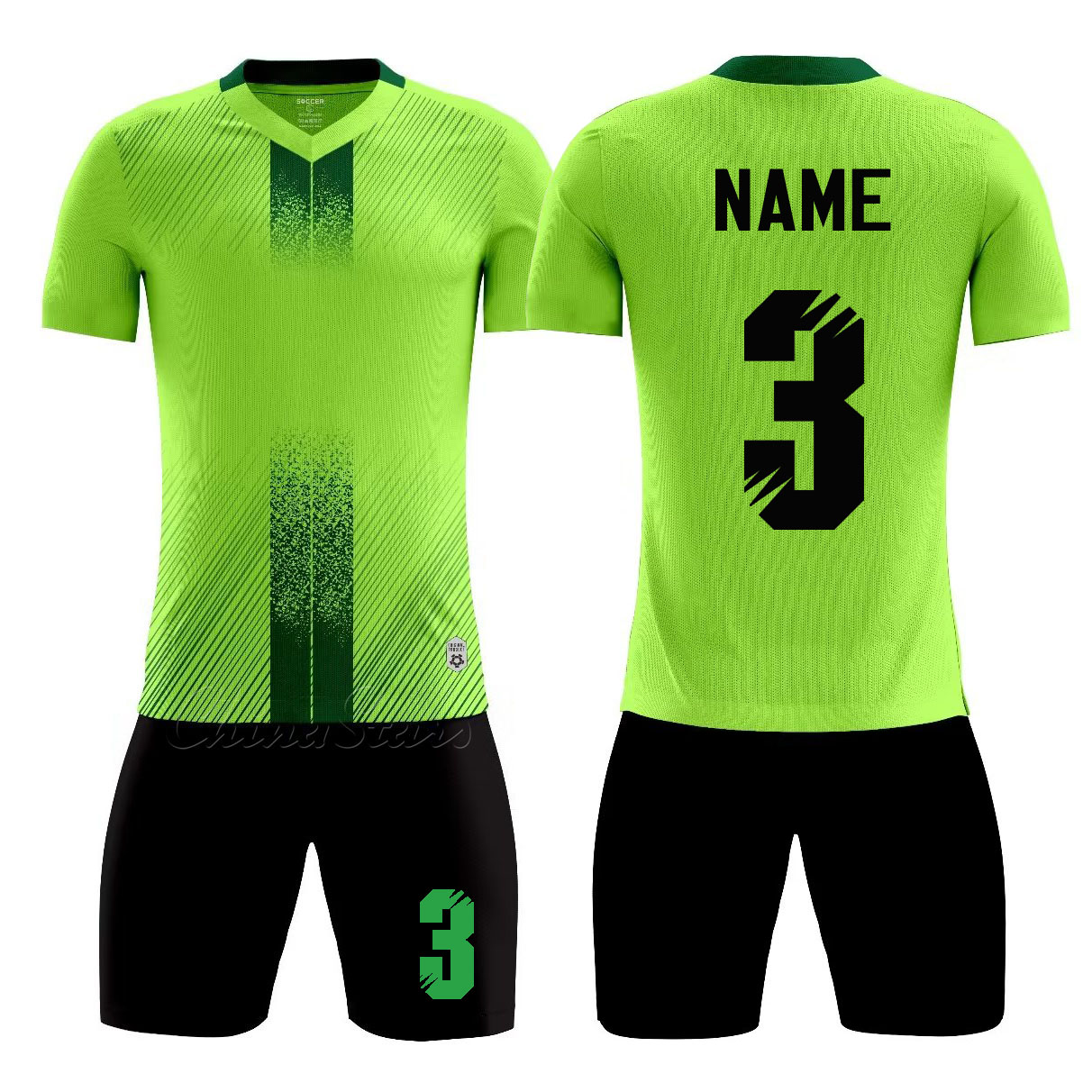 Men Kids Football Jersey Socks Personalized Soccer Shirt Set Custom Soccer Uniforms Breathable Training Football Uniform For Boy