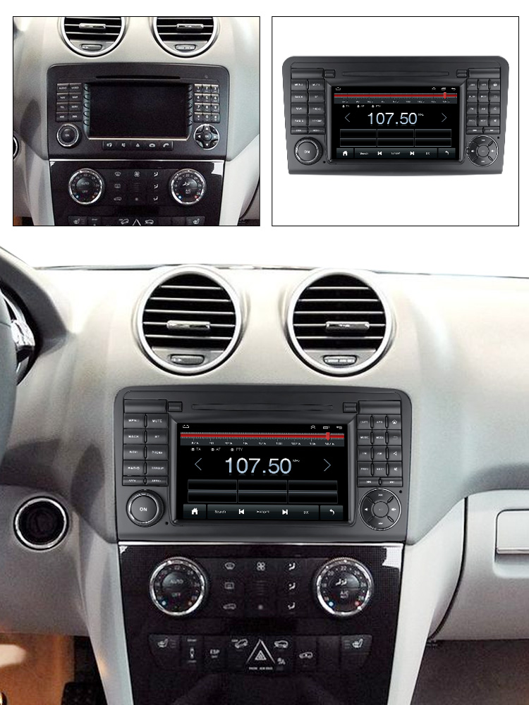 2+32G Carplay 2Din Android 12 For Mercedes ML W164 X164 ML350 ML300 GL500 ML320 ML280 GL350 Car Radio Stereo GPS Navigation