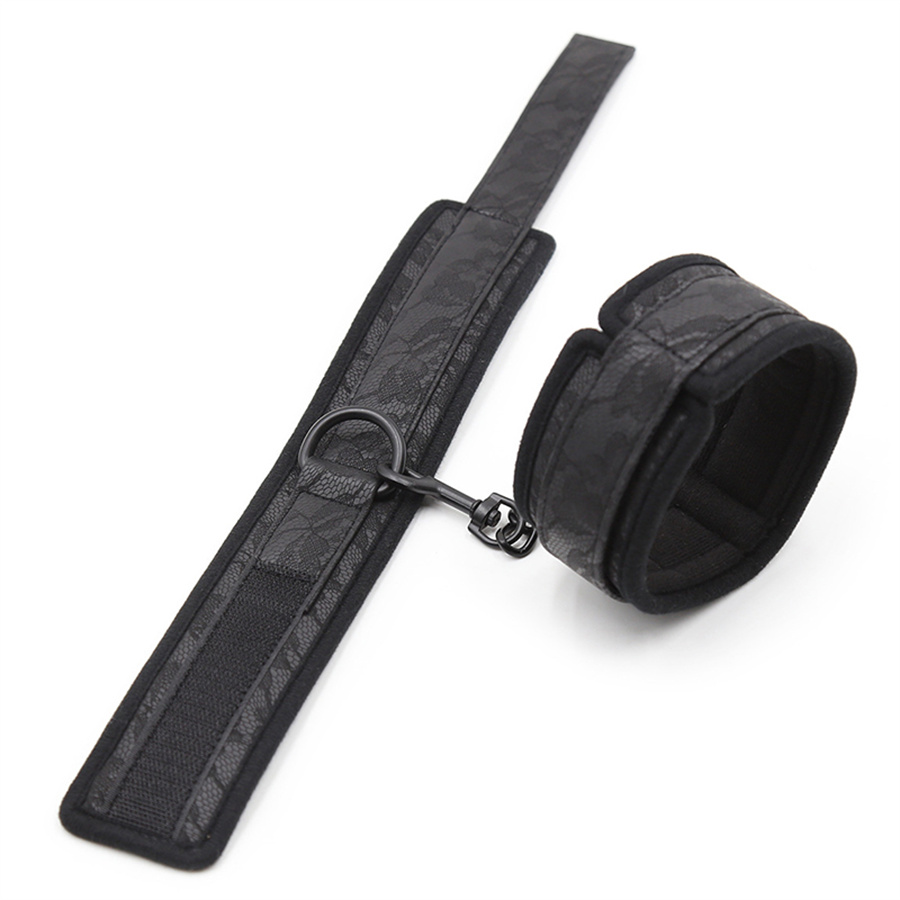 Sexy Adjustable Leather Handcuffs Ankle Cuff Bondage Restraints Gear Sex Toys For Woman Couples Adult Games Fetish Slave BDSM