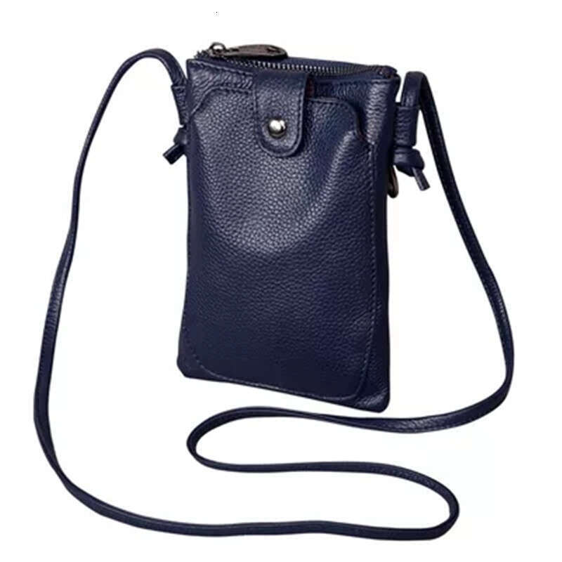 Top 2020 New layer Cowhide Phone for Women's Fashion Four Seasons Versatile Mini Shoulder with Diagonal Straddle Bag