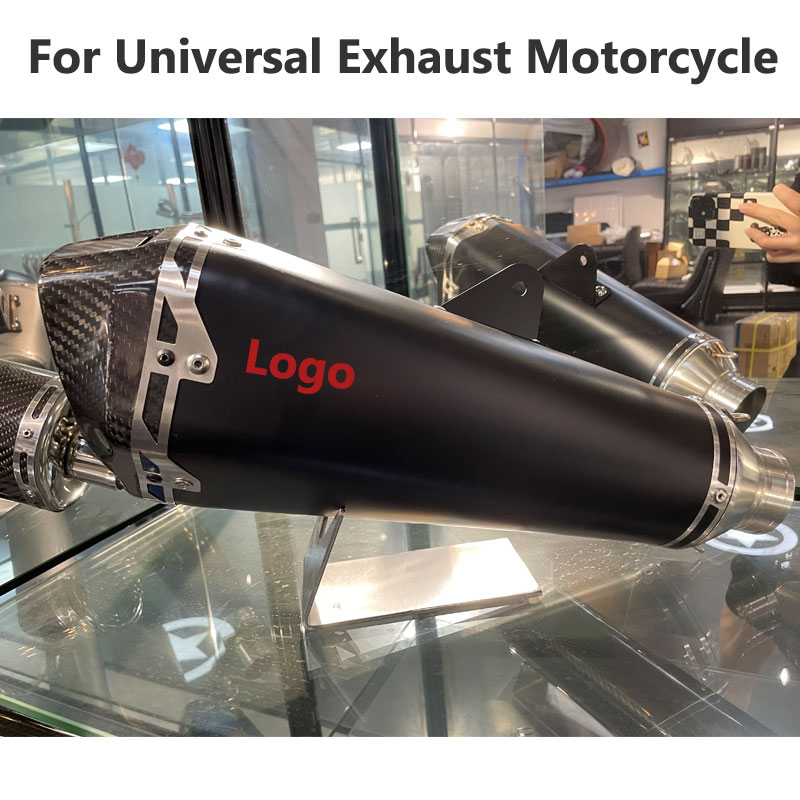 Motorcross Exhaust Tip Motorcycle Muffler Silencieux Moto Modified Racing Pitbike Pipe Systems For S1000RR FZ6 CB650R Hornet 600