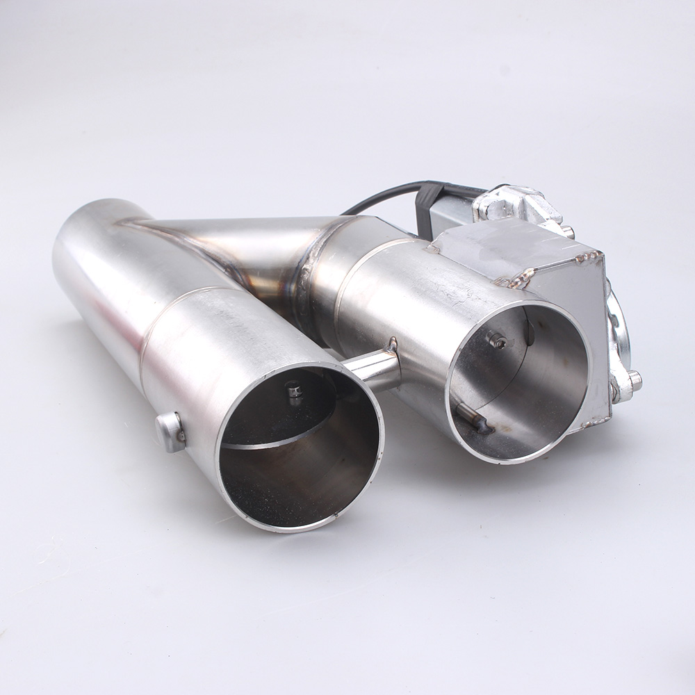 Universal 2&quot 2.25'' 2.5'' 3&quot Double Valve Electric Exhaust Cut Out Valve Exhaust Pipe Muffler Kit
