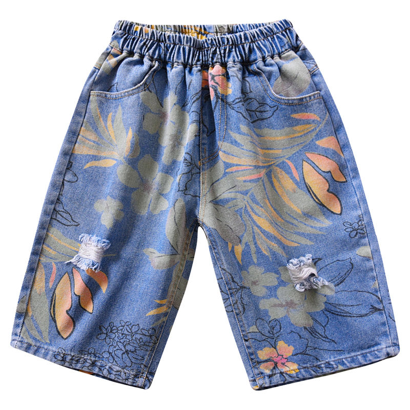 New Kids Boys Jeans Shorts Summer Children Denim Clothing Short Pants Baby Boy Casual Cowboy Short 4 5 6 7 8 9 10 11 12 14 Year