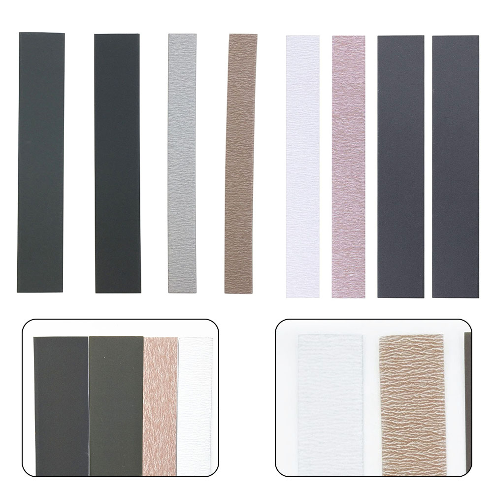 4 PCS Guitar Leveling Bar Sandpaper Fret Leveling File For Electric Guitar Bass 400 600 1000 1200 Coarse Sand Sandpapers