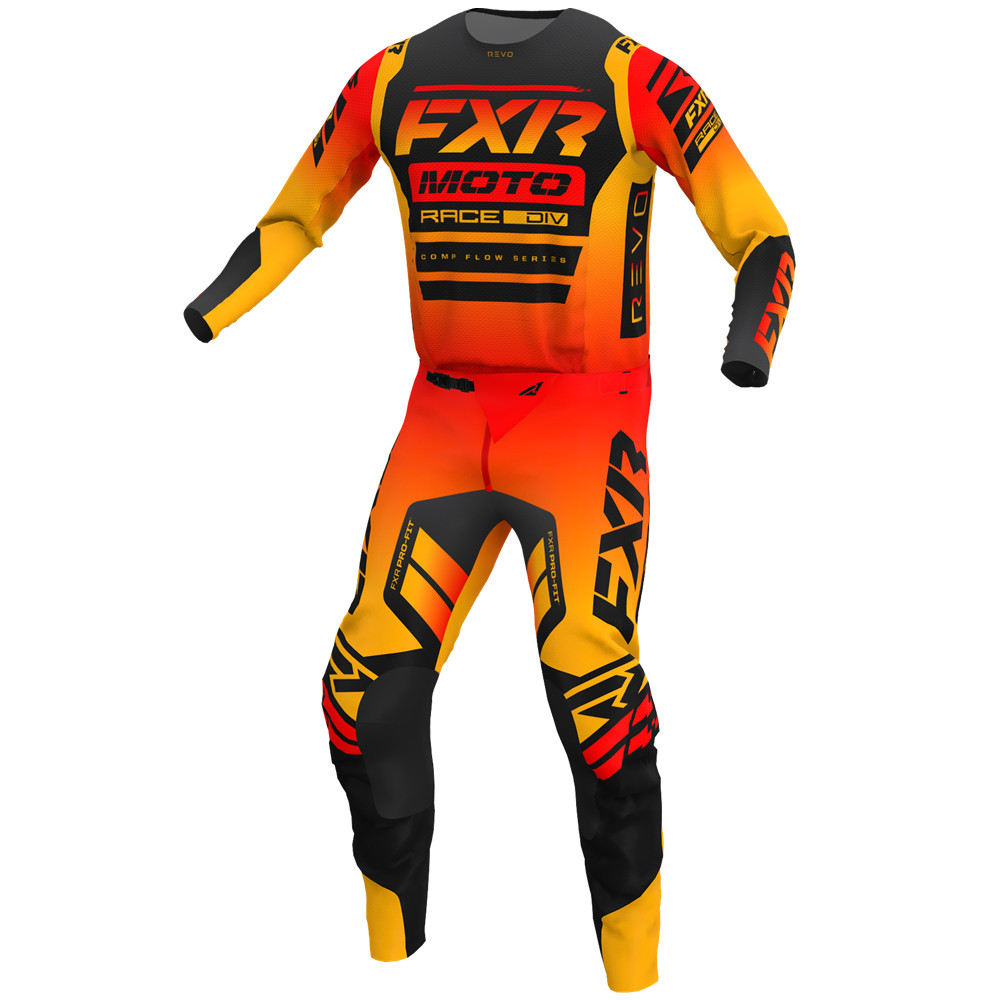 2023 FXR Gear Set Dirt Bike Clothing Off Road for gasgas Motocross Jersey Set Motorcycle Clothing Breathable MX Combo