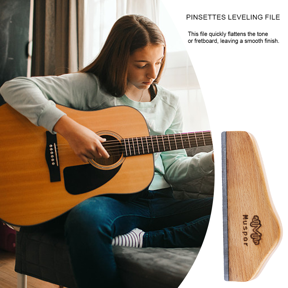 6 inch Guitar Fret File Fret Crowning File Leveling Beam Sanding Leveler for Guitar Bass Beveling File Maintenance Luthier Tools