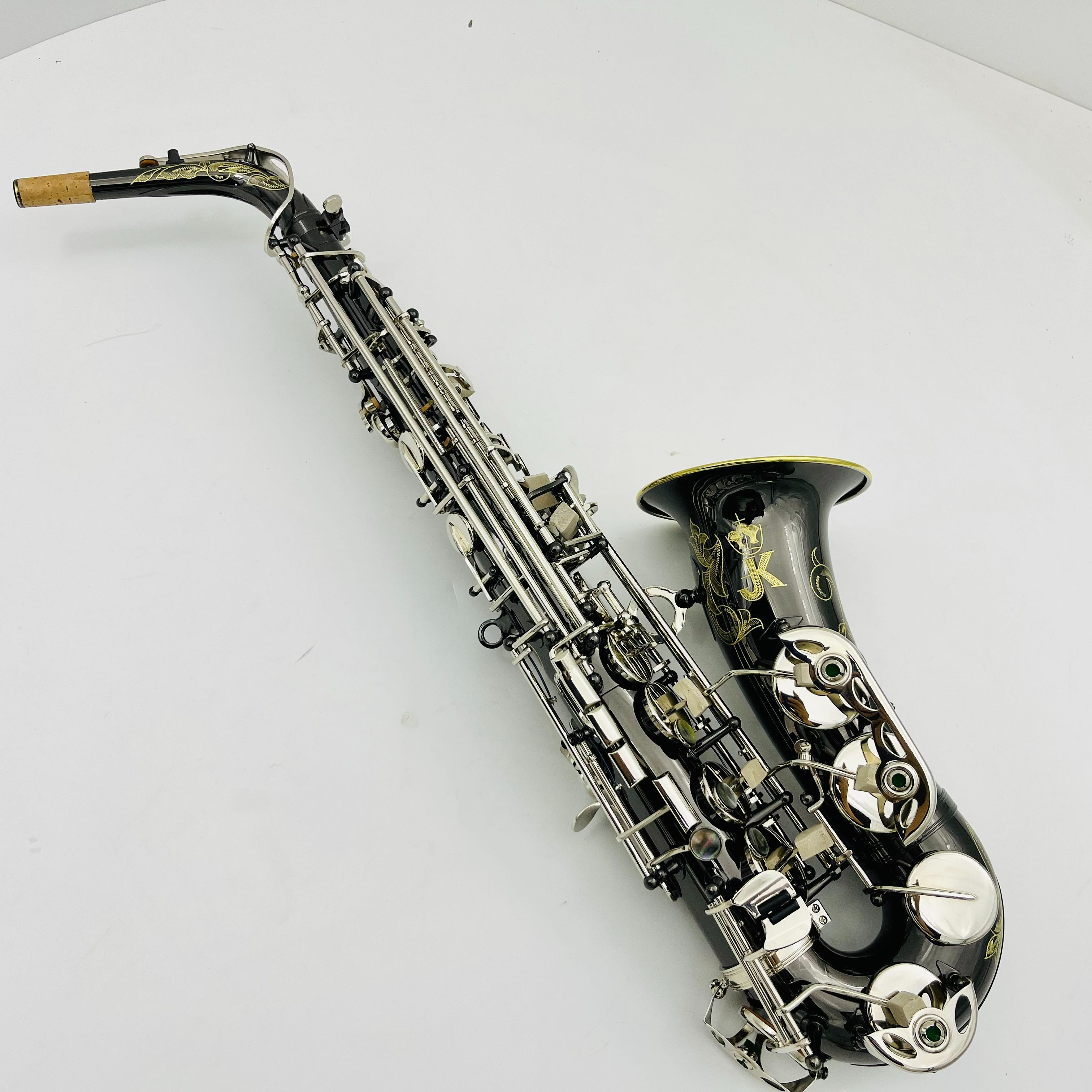 Julius Keilwerth SX90R Alto Saxophone Eb Tune Black Nickel Plated Engraved Professional Woodwind With Case Sax Mouthpiece