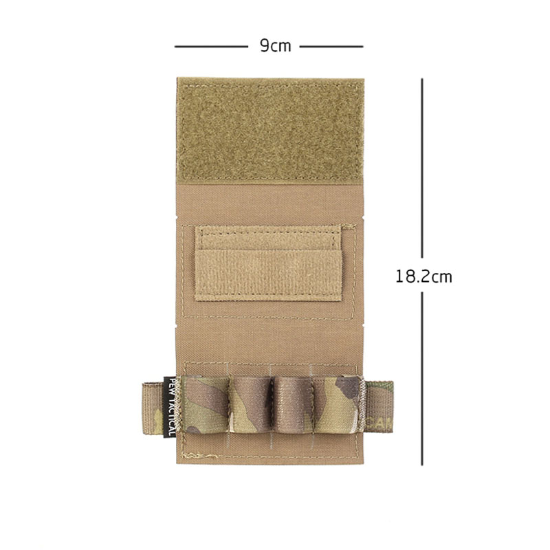 Tactical Helmet Battery Case Pouch AXL Battery Storage Bag for CR2 CAR123A 5 # Camouflage Outdoor