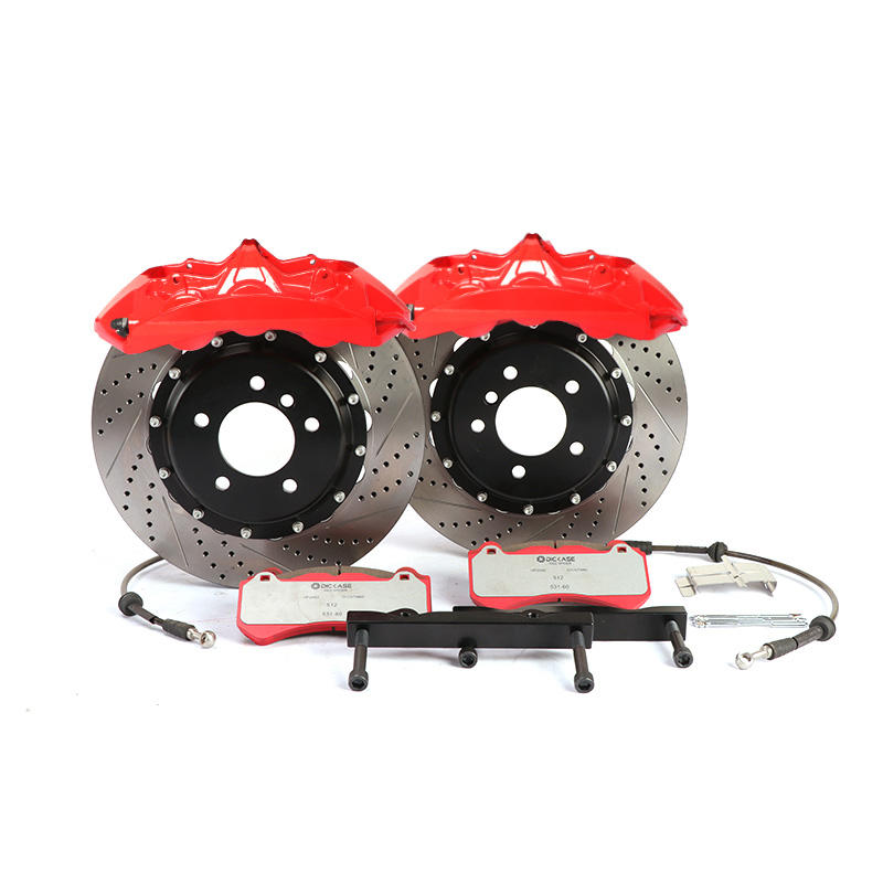 Upgrade GT6 Front GT4 Rear Big Brake Kits with Drilled and Sollted Disc Rotor for BMW 335i E92