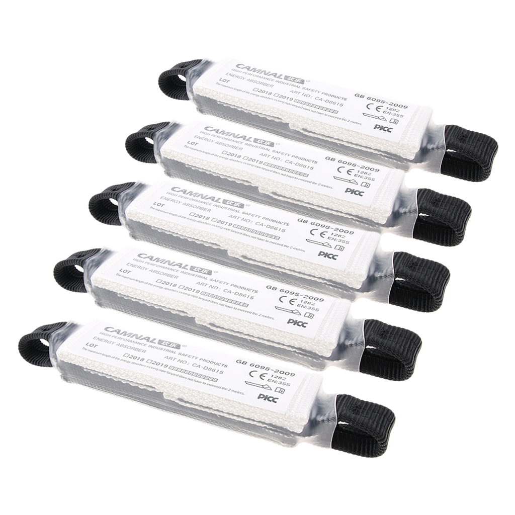 5x Climbing Energy Absorbing Lanyard Shock Absorber Rope Fall Protection