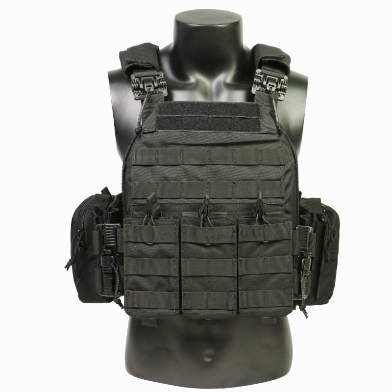 1000D Chaleco Tactico Molle Tactical Vest Training Military Molle Quick Release Plate Carrier with Magazine Pouch 6094 Vest