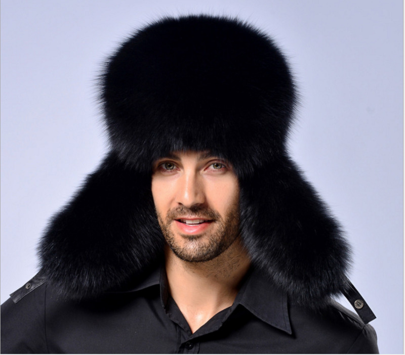 Ushanka 2020 Russian Leather Men Women Fur Faux Ski Cap Winter Warm Unisex Thermal Hat Cossack Trapper Hats