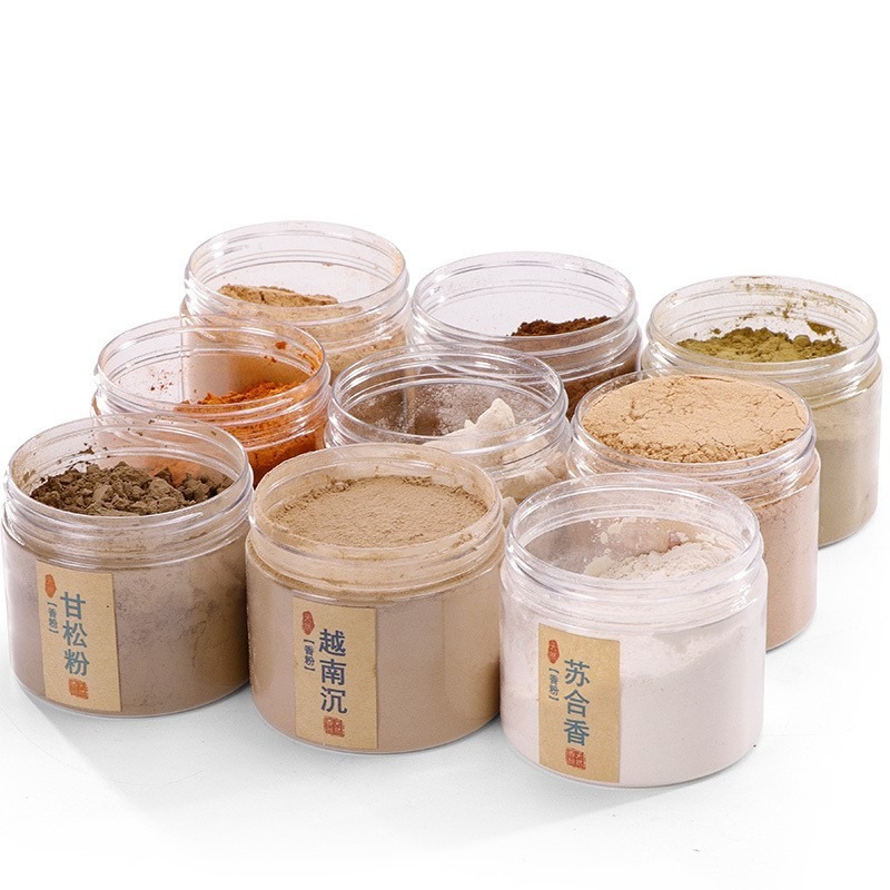 350g Canned Natural Plant Incense Powder Household Handmade Incense Raw Materials Indoor Seal Aromatherapy Lasting Fragrance