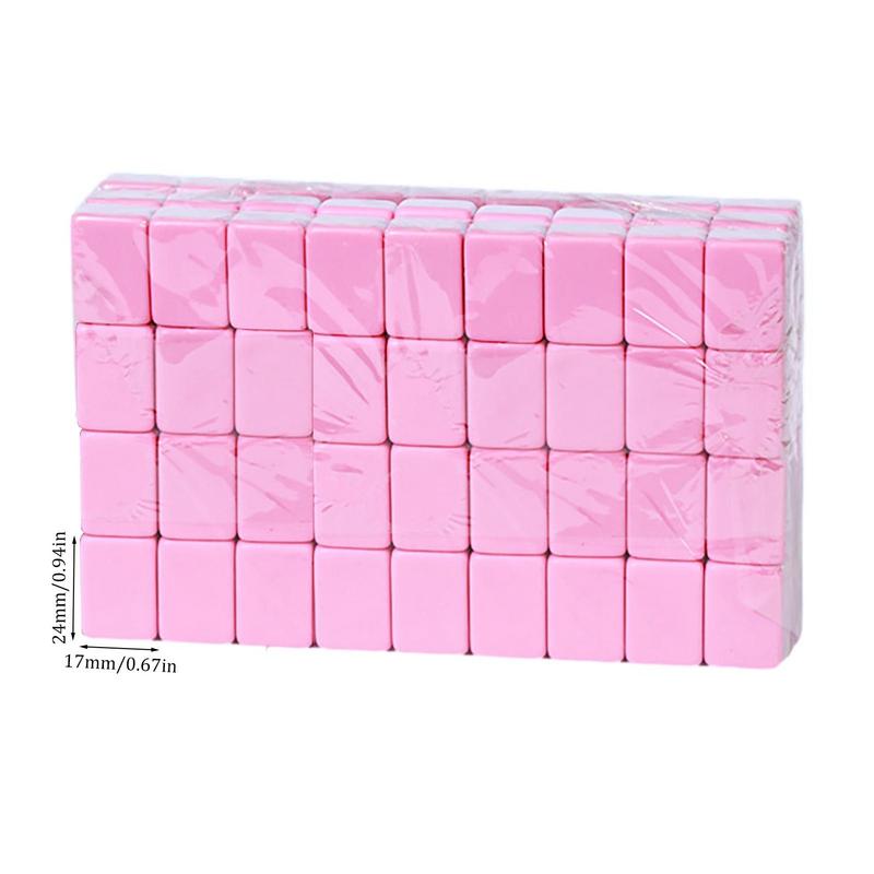 Mahjong Tiles Trip Small Traditional Chinese Mahjong Kits With Holding Bag Portable Table Game With 146 Melamine Resin Mahjong