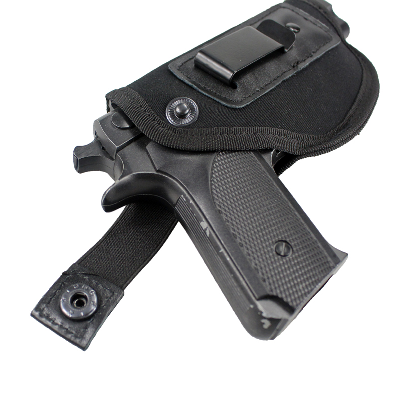 Concealed Carry Tactical Belt Neoprene IWB Holster with Metal Clip Men Women Unisex Holsters for Subcompact and Compact Handguns