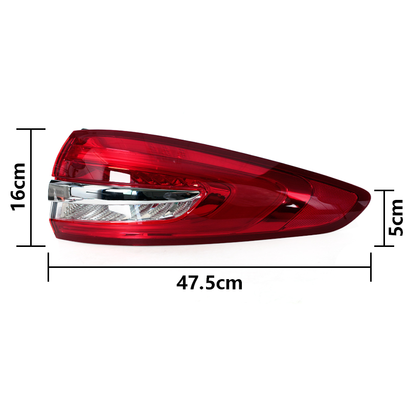 LED Rear Tail Light For Ford Mondeo 2017 2018 2019 Outside Rear LED Signal Stop Brake Lamp Car Accessories