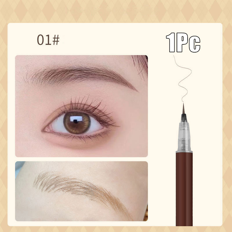 New 0.01mm Ultra Fine Eyebrows Pen Professional Waterproof Sweat-proof Liquid Eye Brow Pencil Long Lasting Makeup Microblading