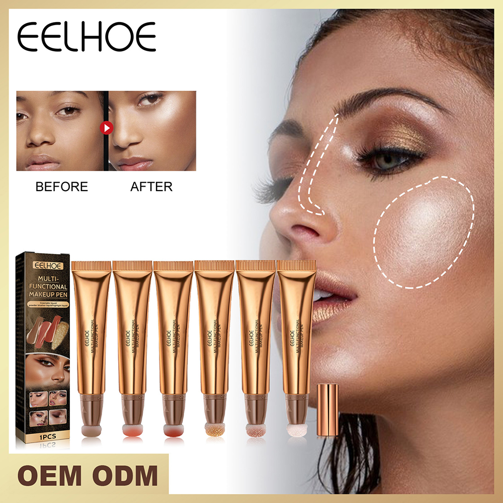 Liquid Contour Beauty Stick Highlight Liquid Blush Cheek Liquid Powder Blusher Waterproof Eye Shadow Multi-purpose Makeup Pen