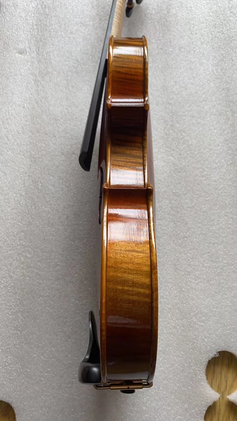 60-y old Spruce! Stradivarius violin 4/4 Top Oil Varnish European spruce violino & bow case strings Aubert Bridge!
