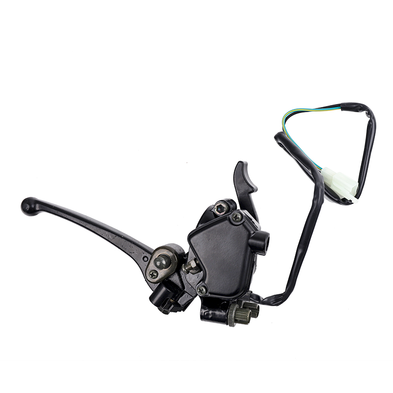 22mm Double Thumb Throttle Twin Right Handle Brake Lever Front Hand Brake Accelerator Assembly For Dirt Bike Gas Scooter ATV Qua