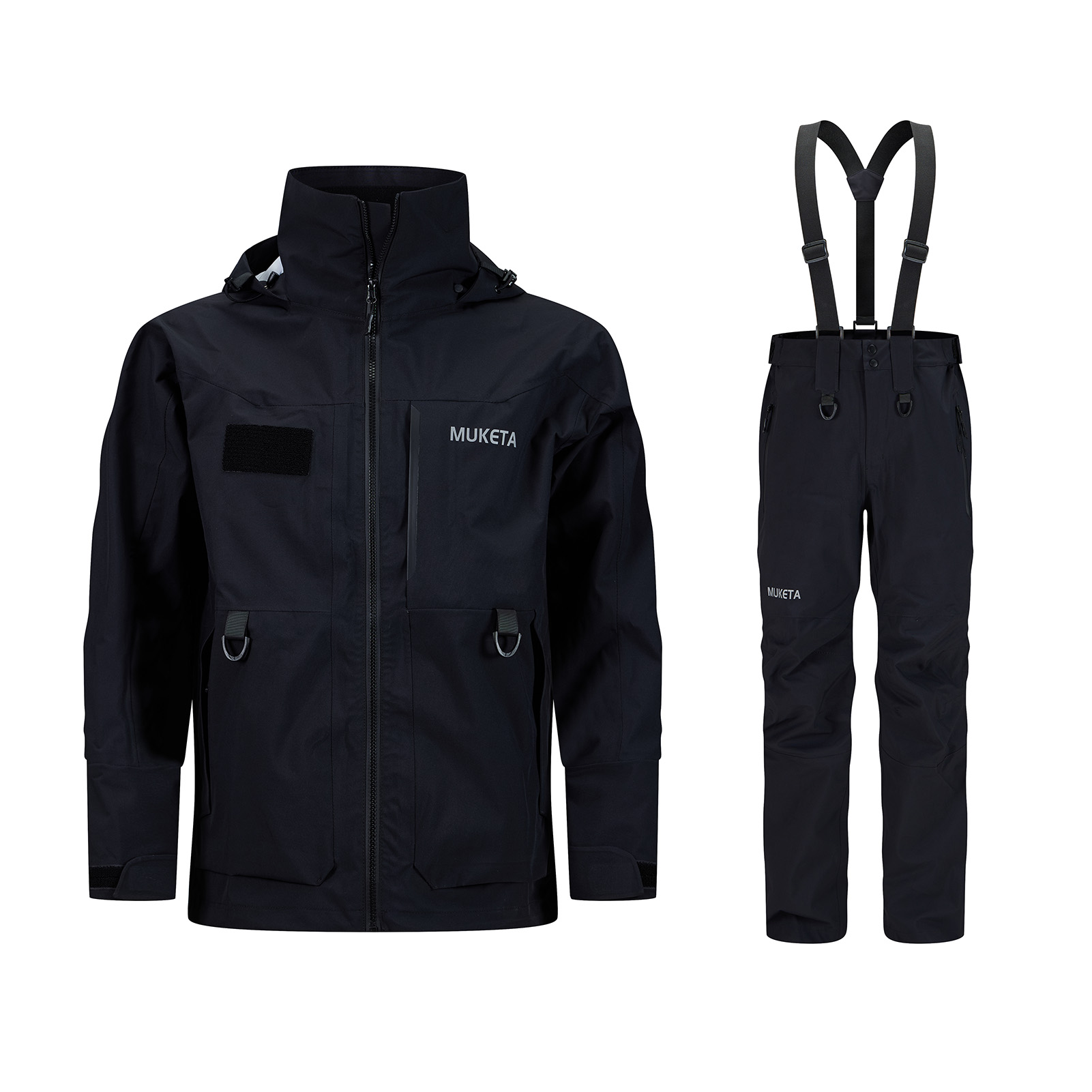 Fishing Rain Suit Breathable and Waterproof Wading Jacket & Bib Pants Set Pro OverallsRain Gear Coveralls
