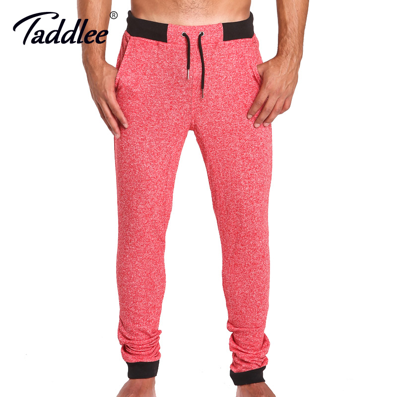 Taddlee Brand Men Legging Full Length Long Pants Sweetpants Jogger Active Sports Running Gym Gasp Trousers Skinny Bottoms Cotton