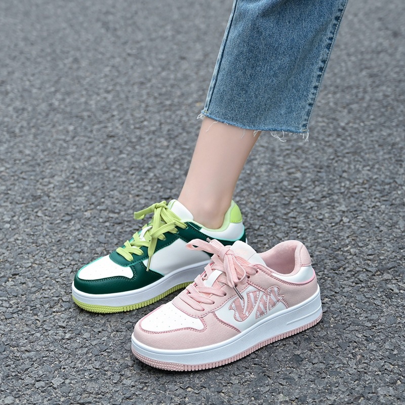 Ddmyoutdoor Avocado Green Board Summer Breathable Thick Sole Trendy Casual Versatile Sports Shoes Women S