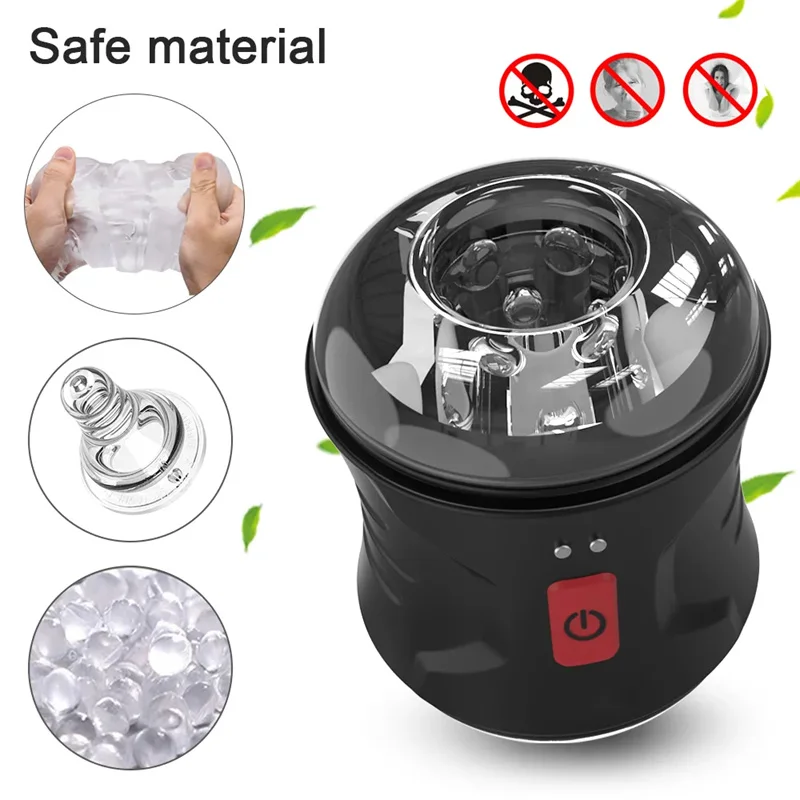 Suck Pussy Vibrating Vacuum Male Masturbator Machine Masturbating Toys For Men Cup Industrial Vagina Bead Penis Massager Toys