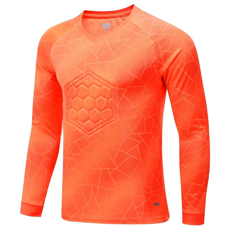 Men Soccer Goalkeeper Jersey Custom Children's Football Goalkeeper Uniform Soccer Training Outdoor Long Sleeves Shirts For Boys