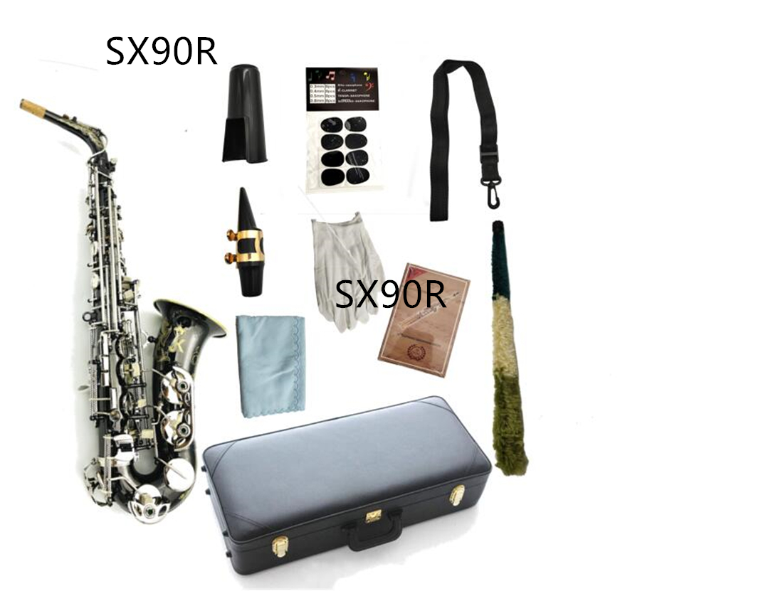 Julius Keilwerth SX90R Alto Saxophone Eb Tune Black Nickel Plated Engraved Professional Woodwind With Case Sax Mouthpiece