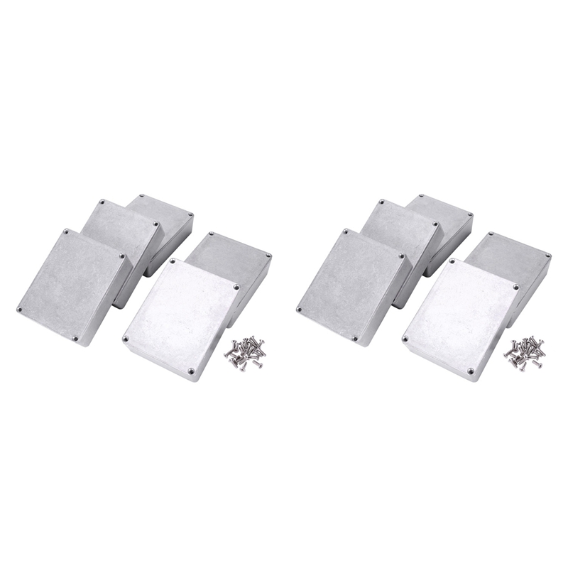 10 Pcs Guitar Effects Pedal Aluminum Stomp Box Enclosure For DIY Guitar Pedal Kit 1590BB