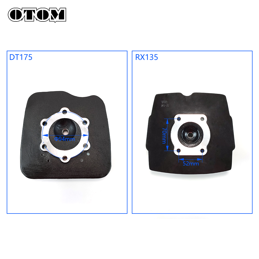 OTOM 94mm Motorcycle Air Cylinder Head Cover For YAMAHA DT175 E/F/G/H MX175 F/G/H RX135 RXK135 2-Stroke Engine Pit Dirt Bikes