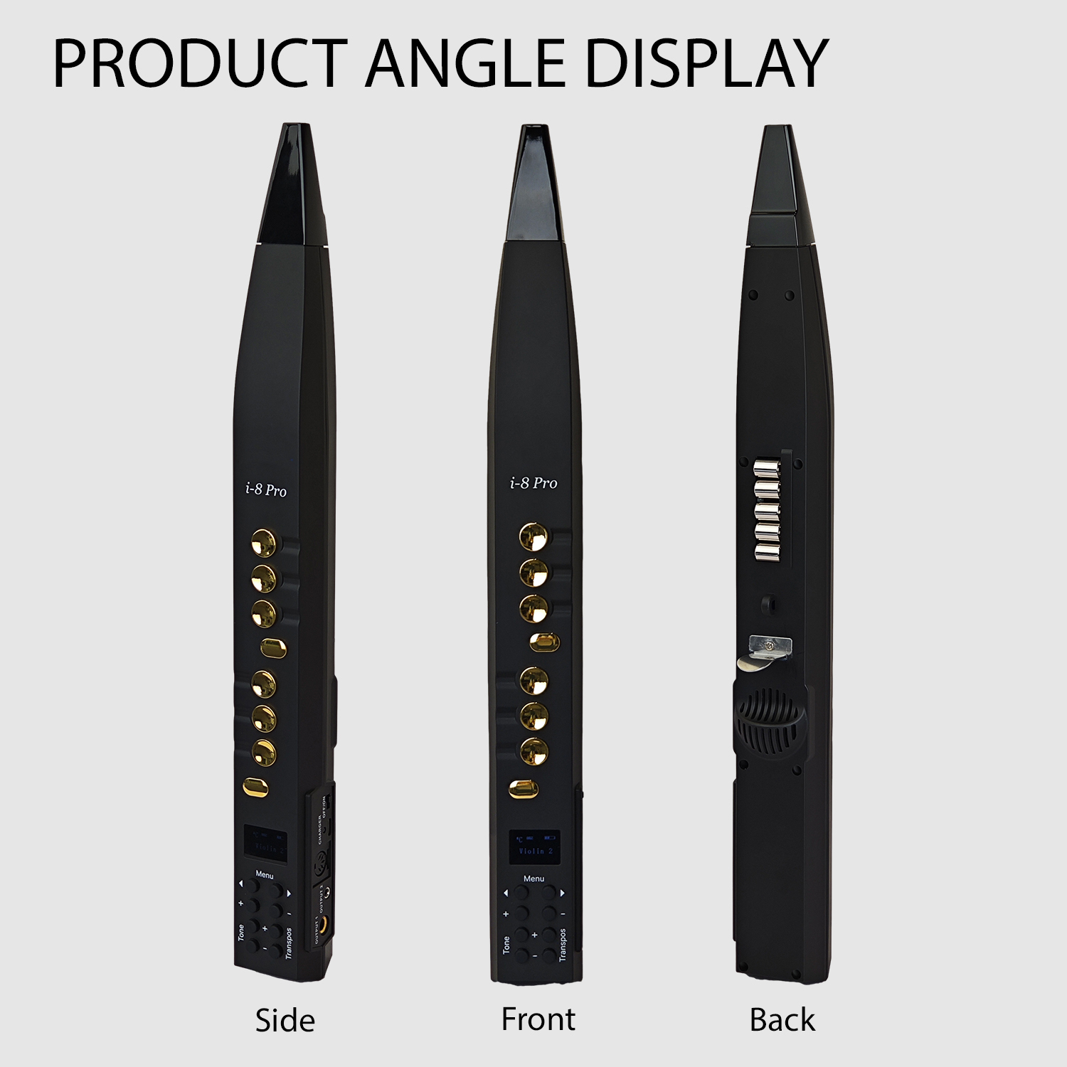 Mugig Electric Aerophone Mini Digital Wind Instrument USB LCD 83 Kinds Sound Flute/Clarinet/Hulus/Violin/Harmonica/Saxophone
