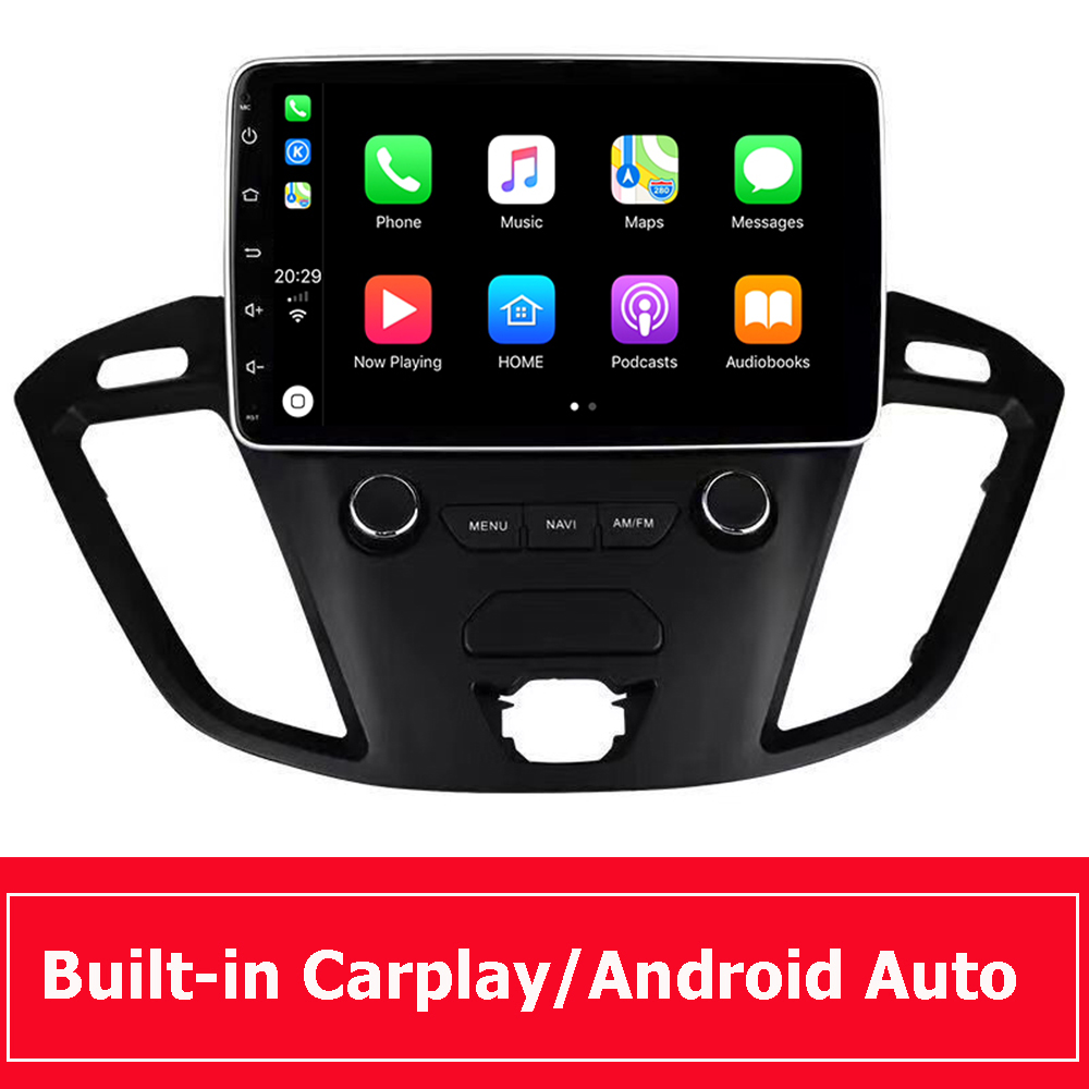 Car Head Unit Android 12.0 Radio Gps Carplay Multimedia For Ford Transit Custom Tourneo 2013 2014 2015 2016 2017 2018 2019