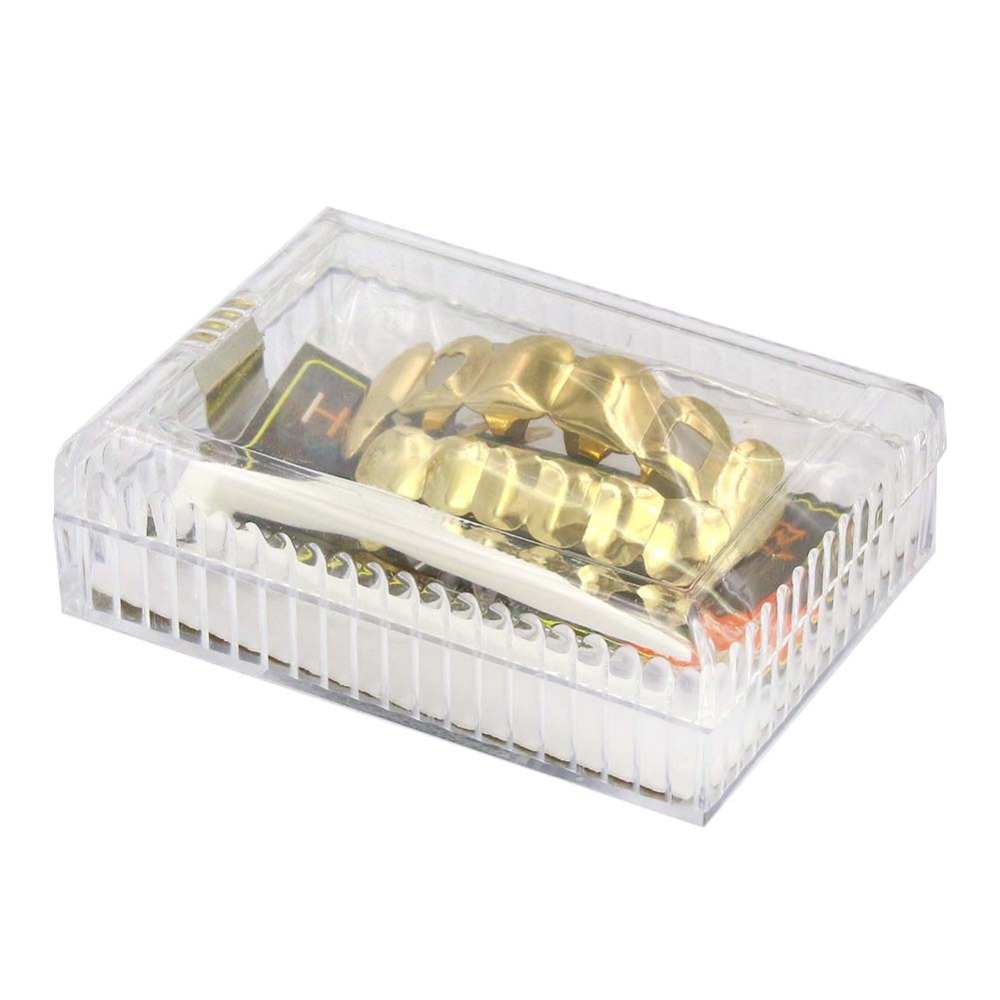 TOPGRILLZ New Top Hollow Heart n Square love Teeth Grillz Vampire fangs high-quality hip-hop Tooth Grills