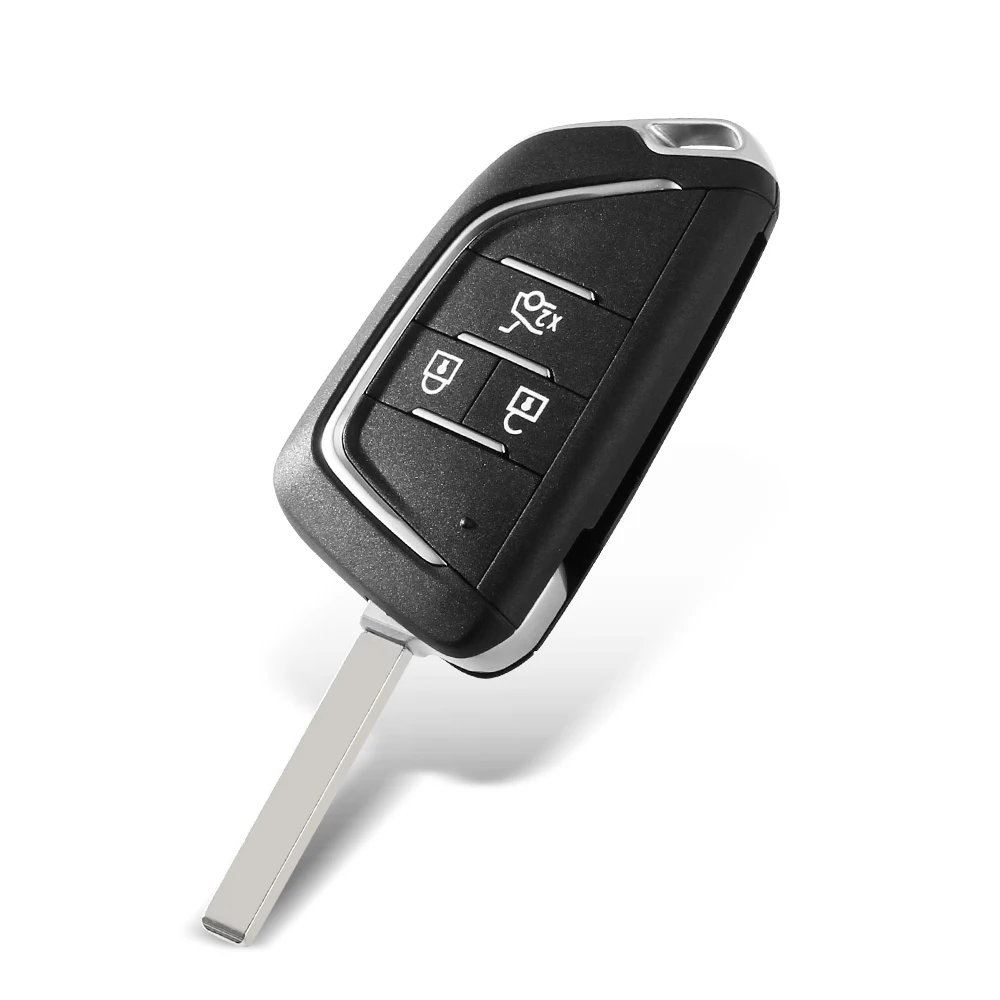 KEYYOU 315/433 MHz ID46 Chip Smart Control Modified Flip Car Remote Key For Chevrolet Cruze Sail Orlando Malibu Aveo Spark