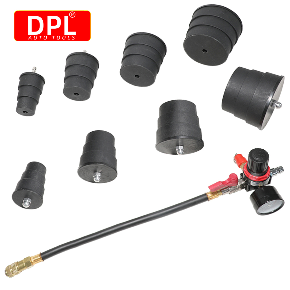 Turbo System Leakage Tester Turbocharger Air Pressure Guage Cooling System Intercoolers Radiators Hose Leaks Test with Regulator