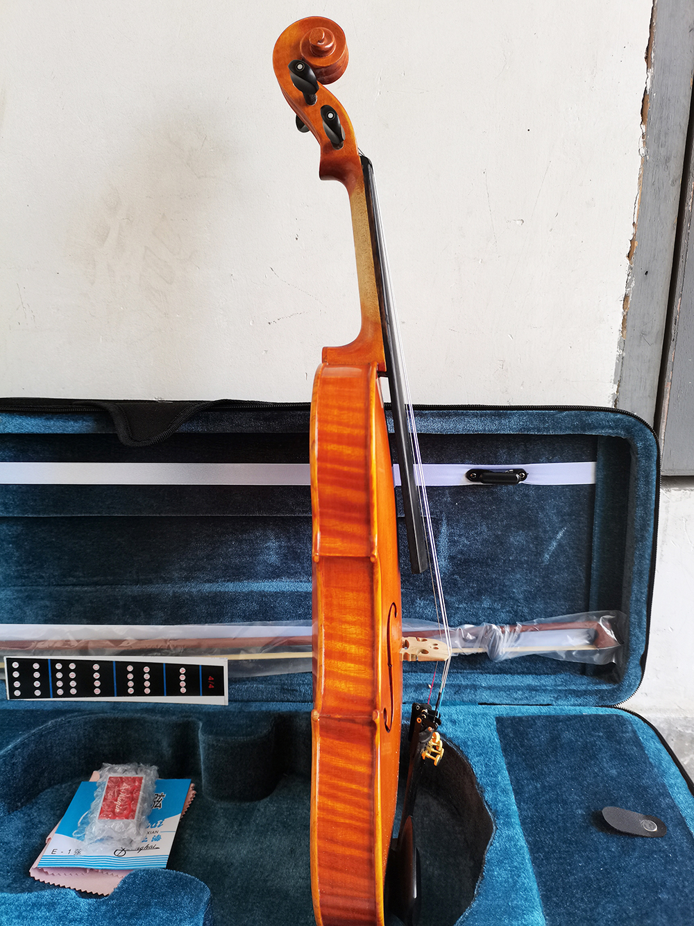 golden yellow handmade violin 4/4 Spruce Maple Back violin Beginners student Professional musical instrument violino Free Shipp