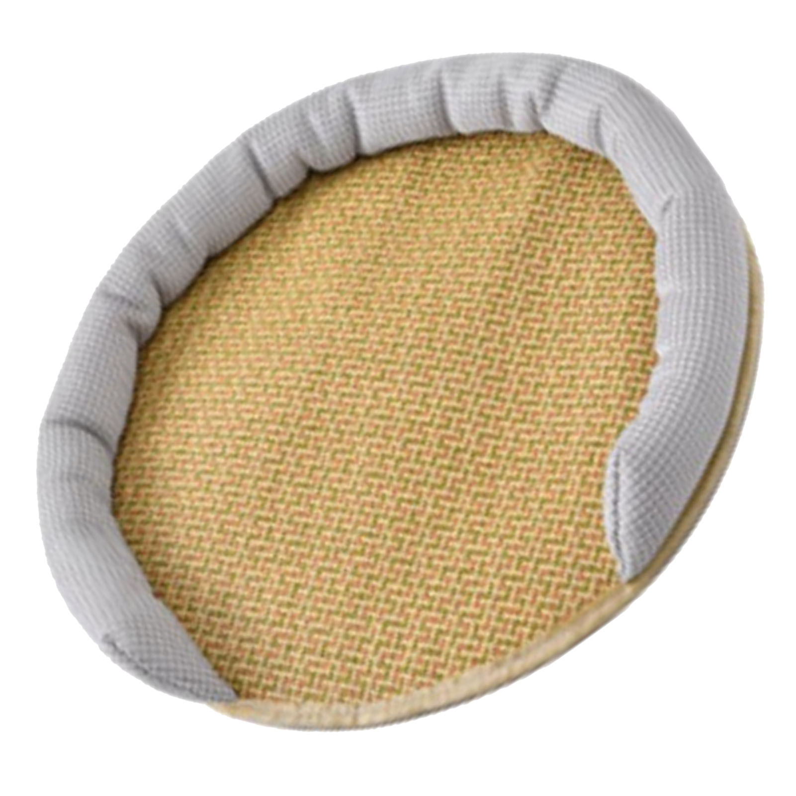 Pet Cooling Mat Summer Waterproof Breathable Soft Comfortable Hand Woven Cat Cool Rattan Pad For Indoor
