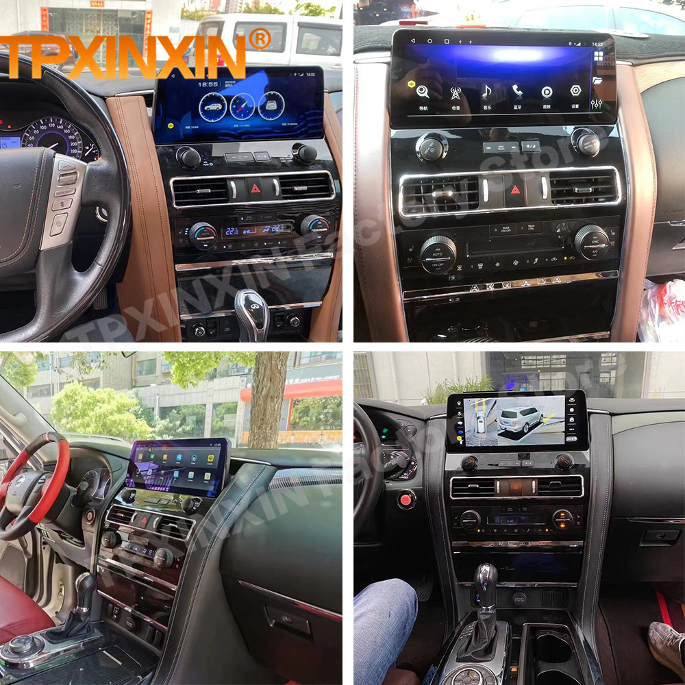 LHD RHD Android 11 Multimedia Stereo For Nissan Patrol Y62 Amada For Infiniti QX80 QX56 2010 2011 2012-2021 2022 GPS Head Unit