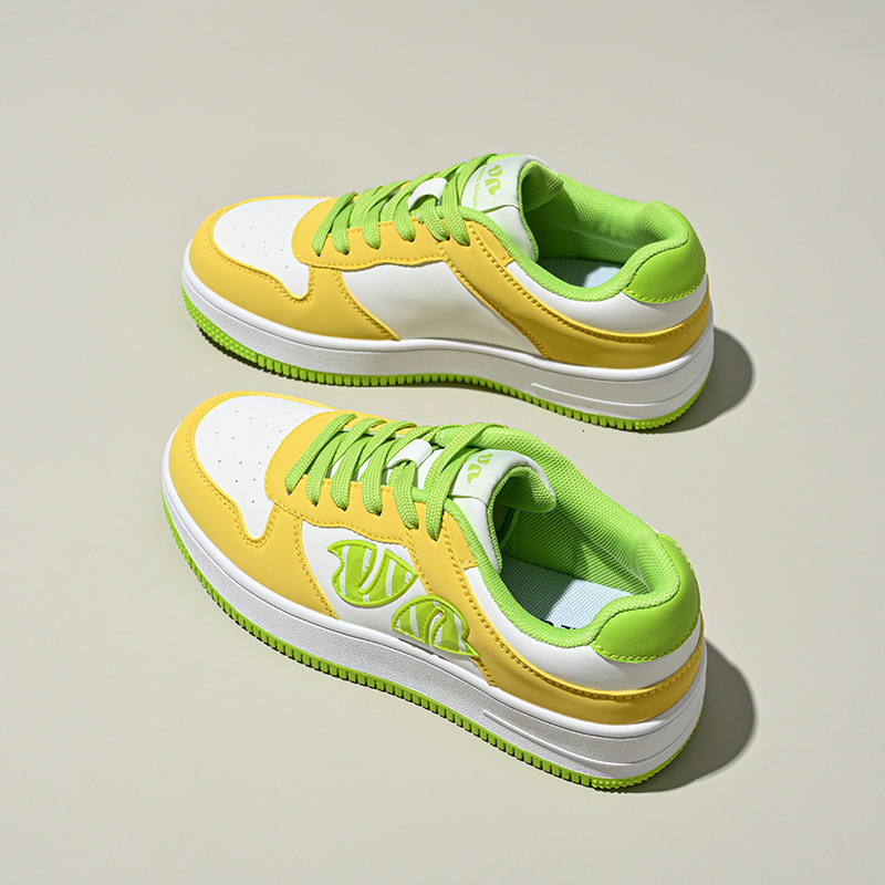 Ddmysports Avocado Green Board Summer Breathable Thick Sole Trendy Casual Versatile Sports Shoes Women S OUTDOOR