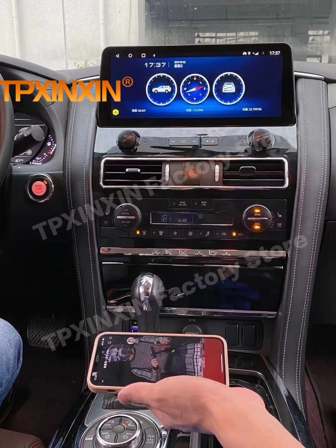 LHD RHD Android 11 Multimedia Stereo For Nissan Patrol Y62 Amada For Infiniti QX80 QX56 2010 2011 2012-2021 2022 GPS Head Unit