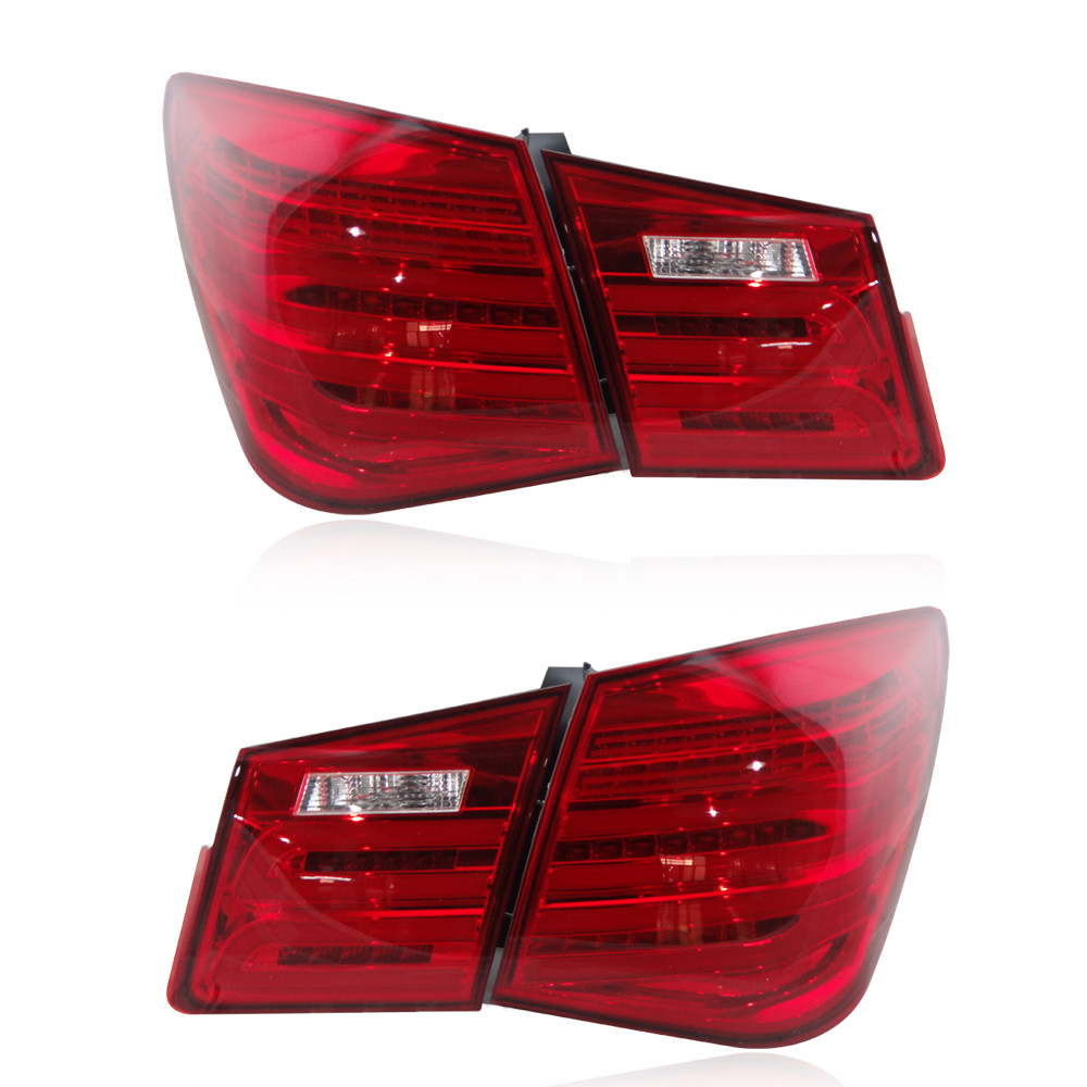 1 Set LED Taillight For Chevrolet Cruze 2009 2010 2011 2012 2013 2014 Rear Light Back Lamp Assembly Revere Park light