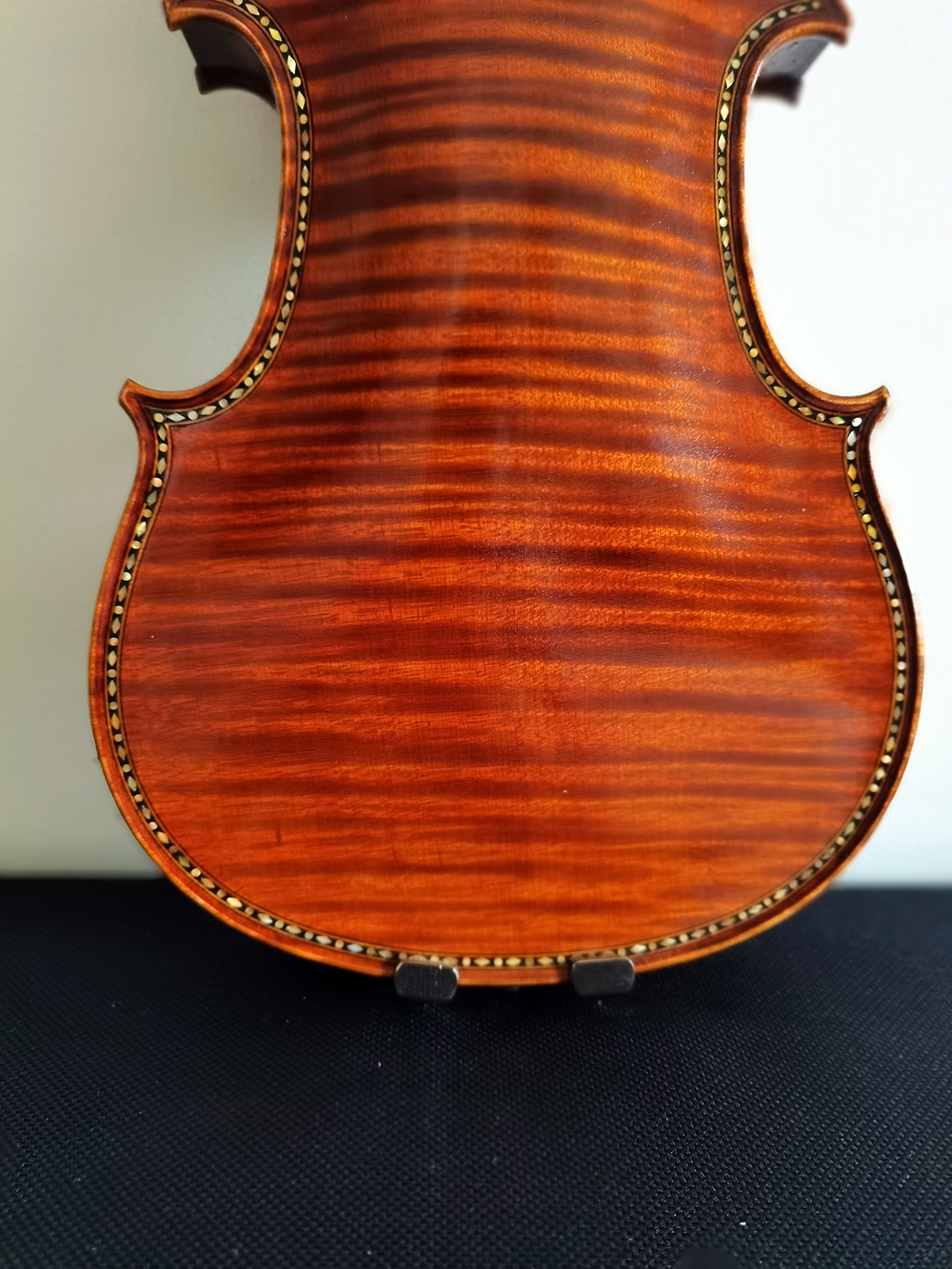 Stradivari 1683 violin Shell inlay hand carved violin 4/4 100% Top Oil Varnish Professional Solo voice violin musical instrument