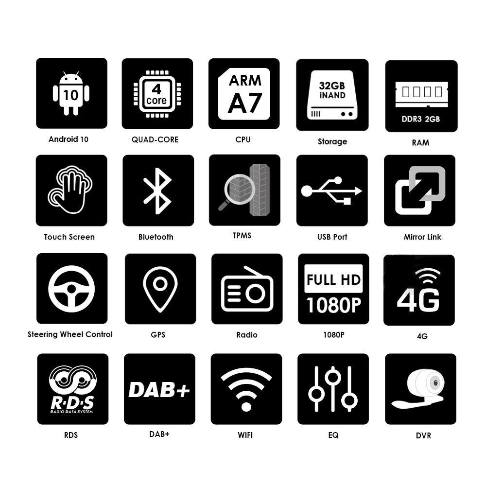 9 Inch Screen Car Radio Android Multimedia Player 2 Din MP5 MP3 Stereo Audio FM GPS Bluetooth WiFi for BMW E39 Serie 5 X5 E53 M5