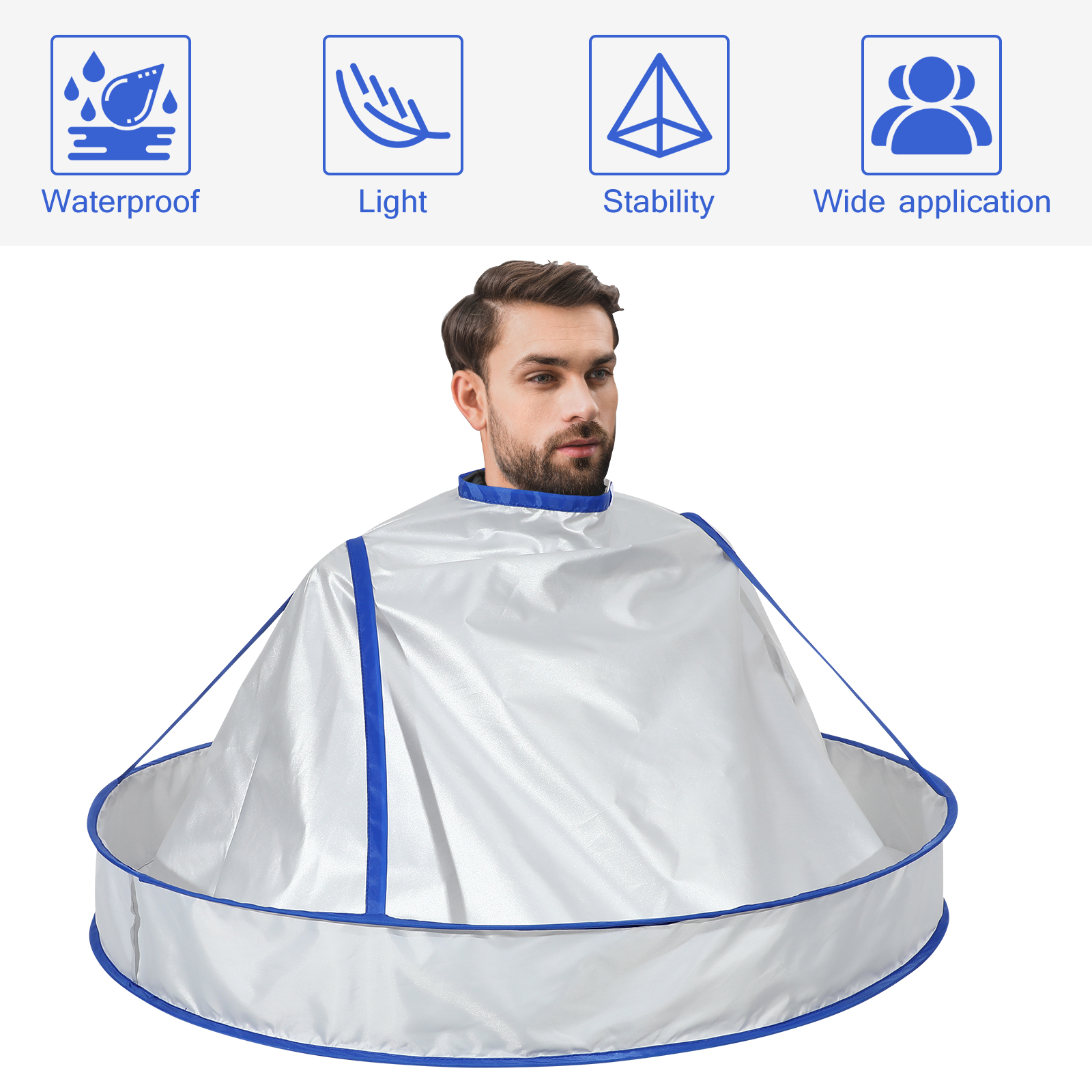 Capa Para De Hair Cutting Cloak Umbrella Cape Haircut Capes for Adults Barber Cape for Men Hair Cutting Capes Coat to